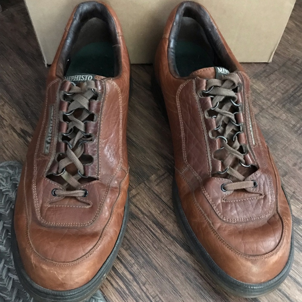 Mephisto Men's Match Desert Full-Grain Leather Shoes 13